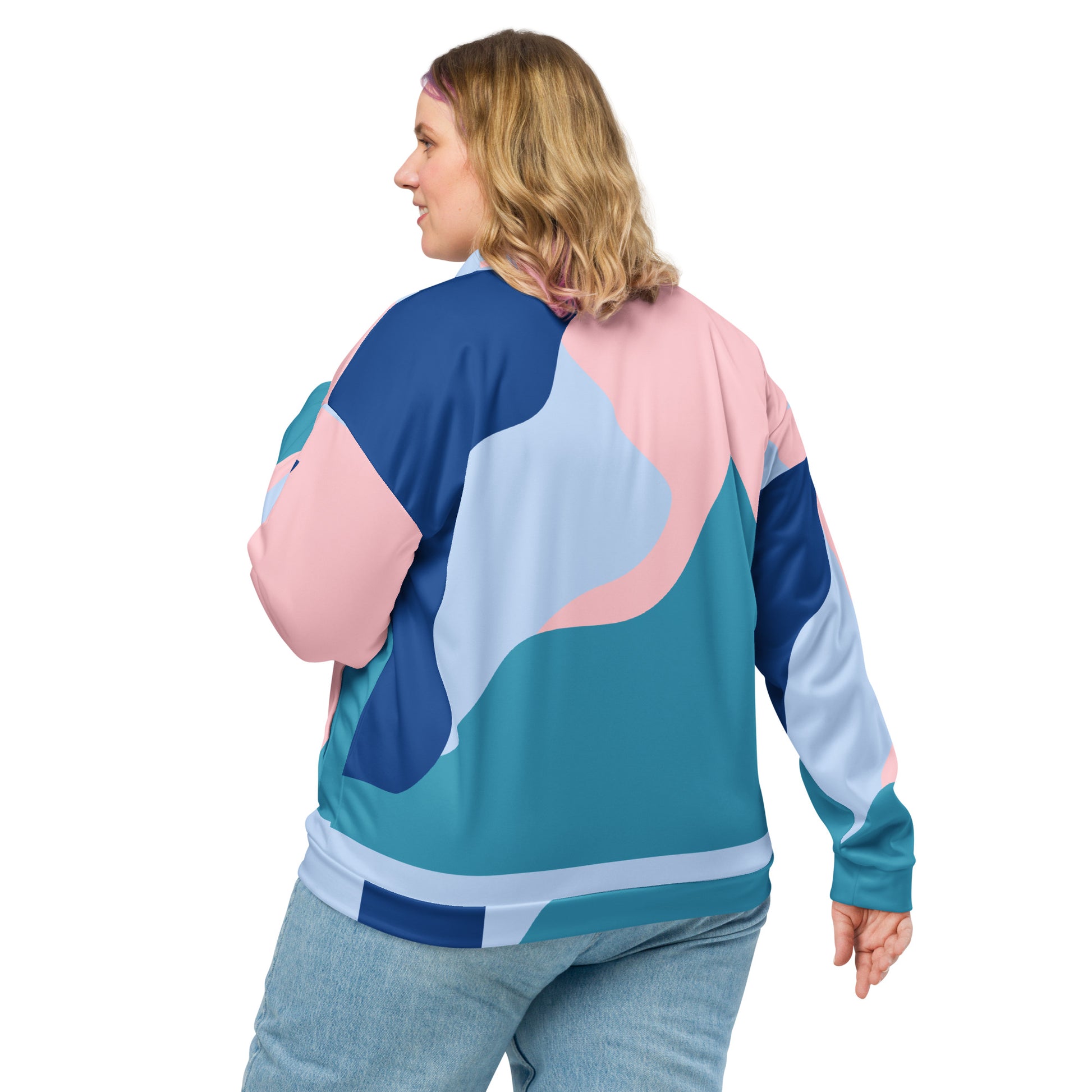 Unisex Printed Bomber Jacket