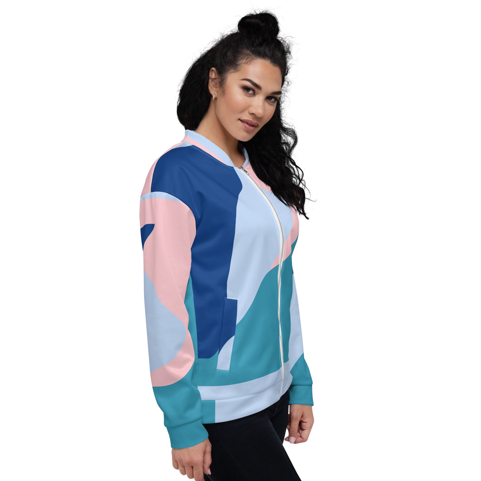 Unisex Printed Bomber Jacket